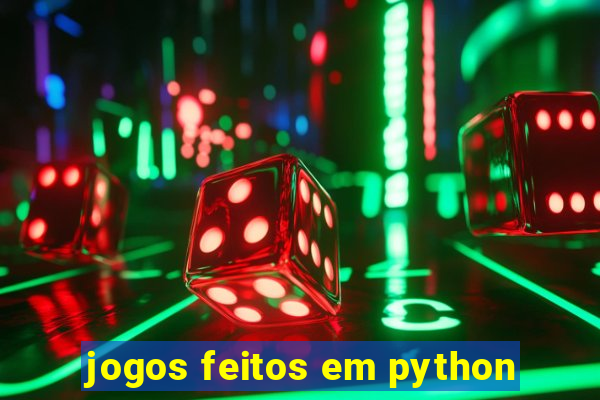 jogos feitos em python